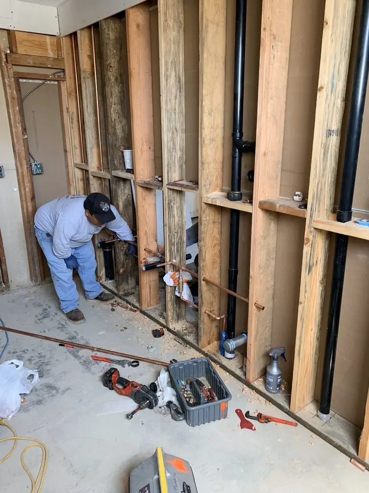 Commercial rough-in plumbing for Gas Line Repair in Sparrows Point
